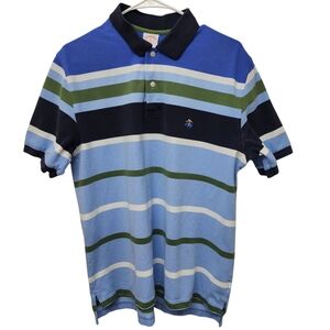 Brooks‎ Brothers Multicolor Striped Polo Shirt Size Medium